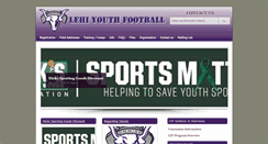 Desktop Screenshot of lehiyouthfootball.org